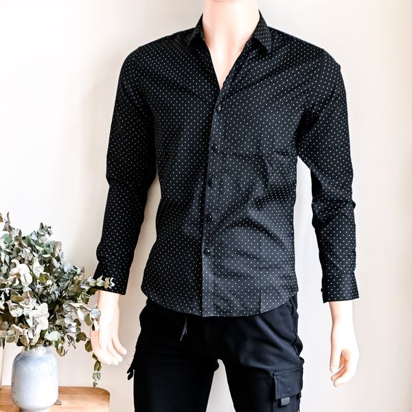  Áo sơ mi bông tay dài 