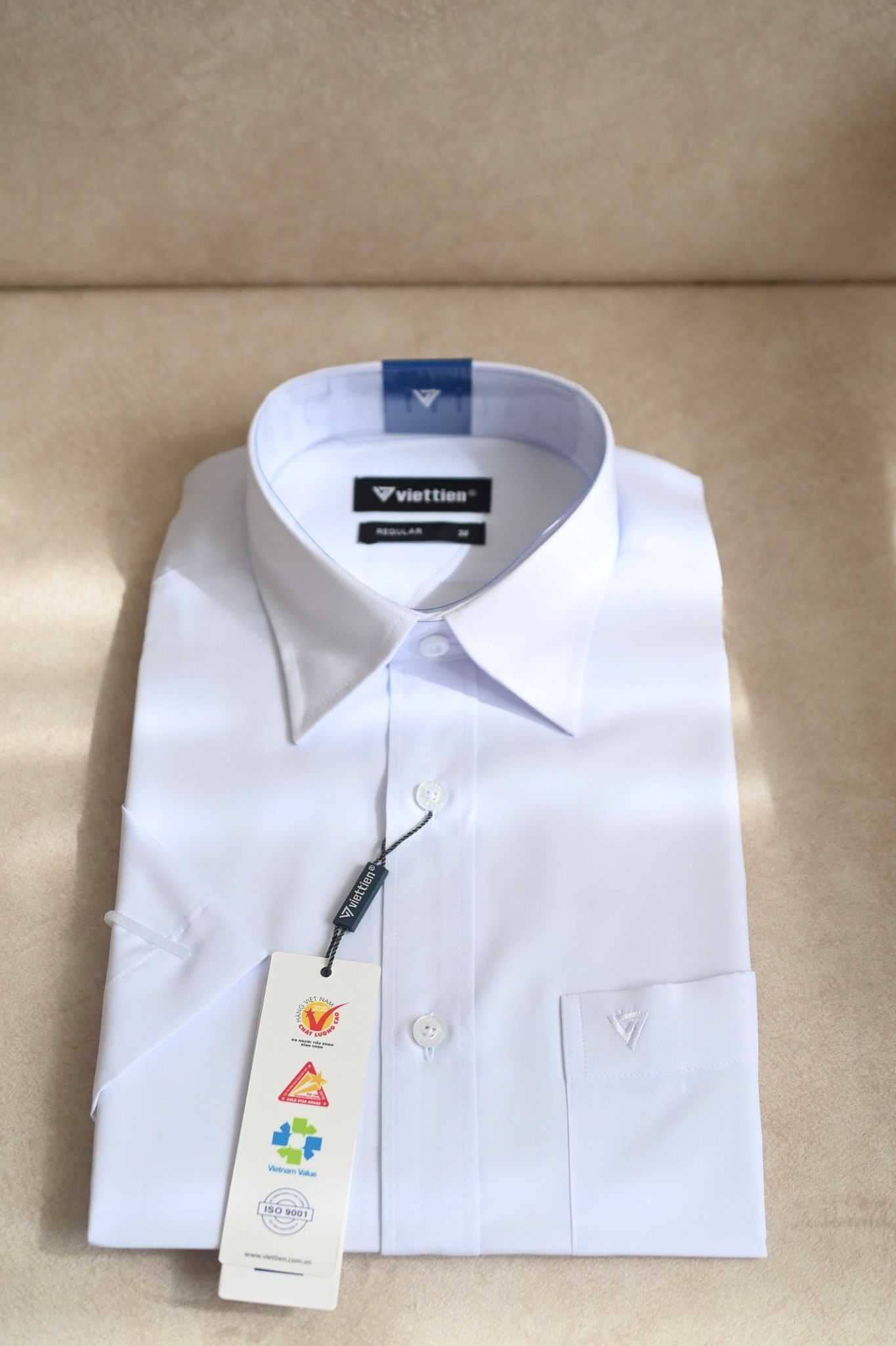 Áo Sơ mi Việt Tiến tay ngắn  shopducthang
