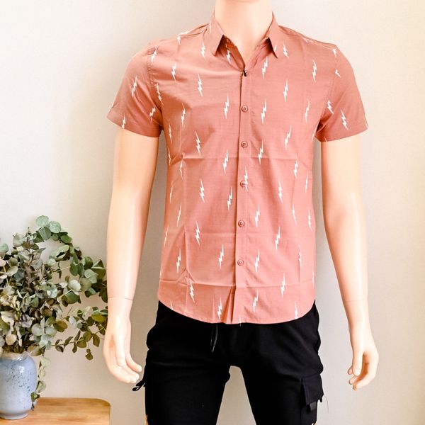  Sơ mi tia chớp tay ngắn 