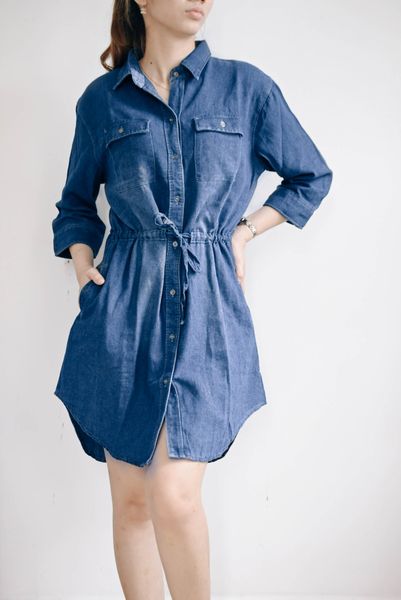 Đầm sơ mi Jeans 