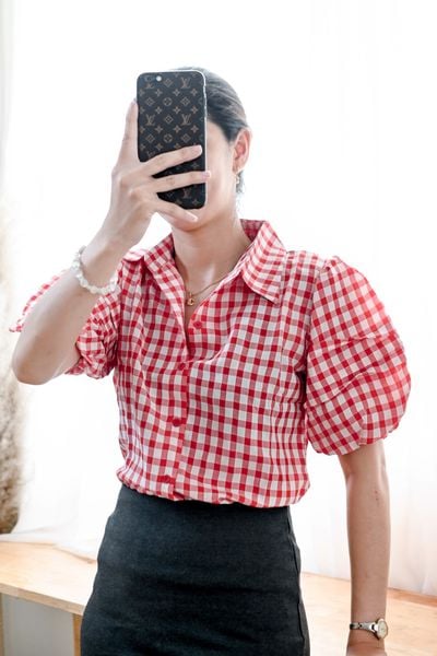  Áo kiểu nữ cổ sơmi 