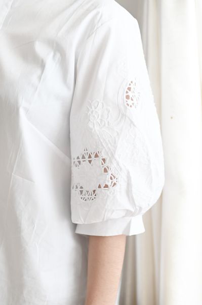  Áo sơ mi cổ trụ 