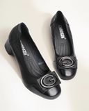  Giày bít  da mềm Hong Kong nữ 