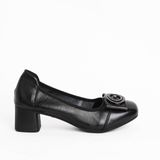  Giày bít  da mềm Hong Kong nữ 