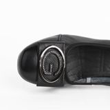  Giày bít  da mềm Hong Kong nữ 