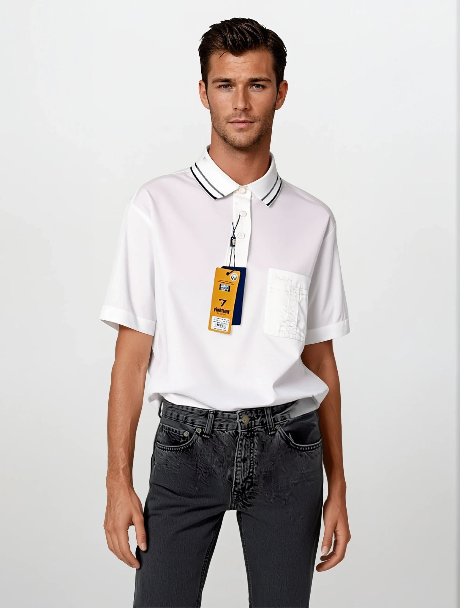  Áo thun nam Vĩnh Tiến 