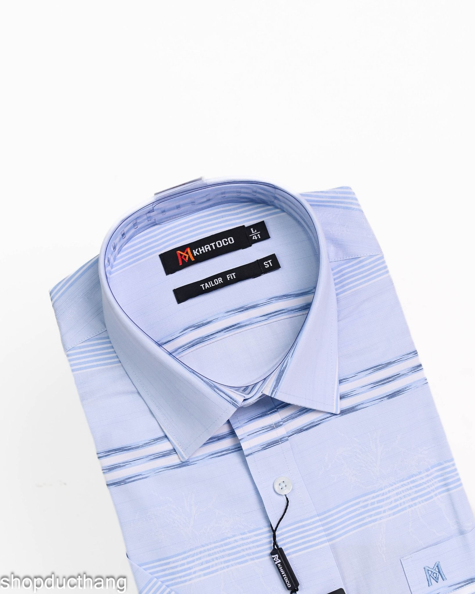  Áo sơ mi tay ngắn Khatoco 