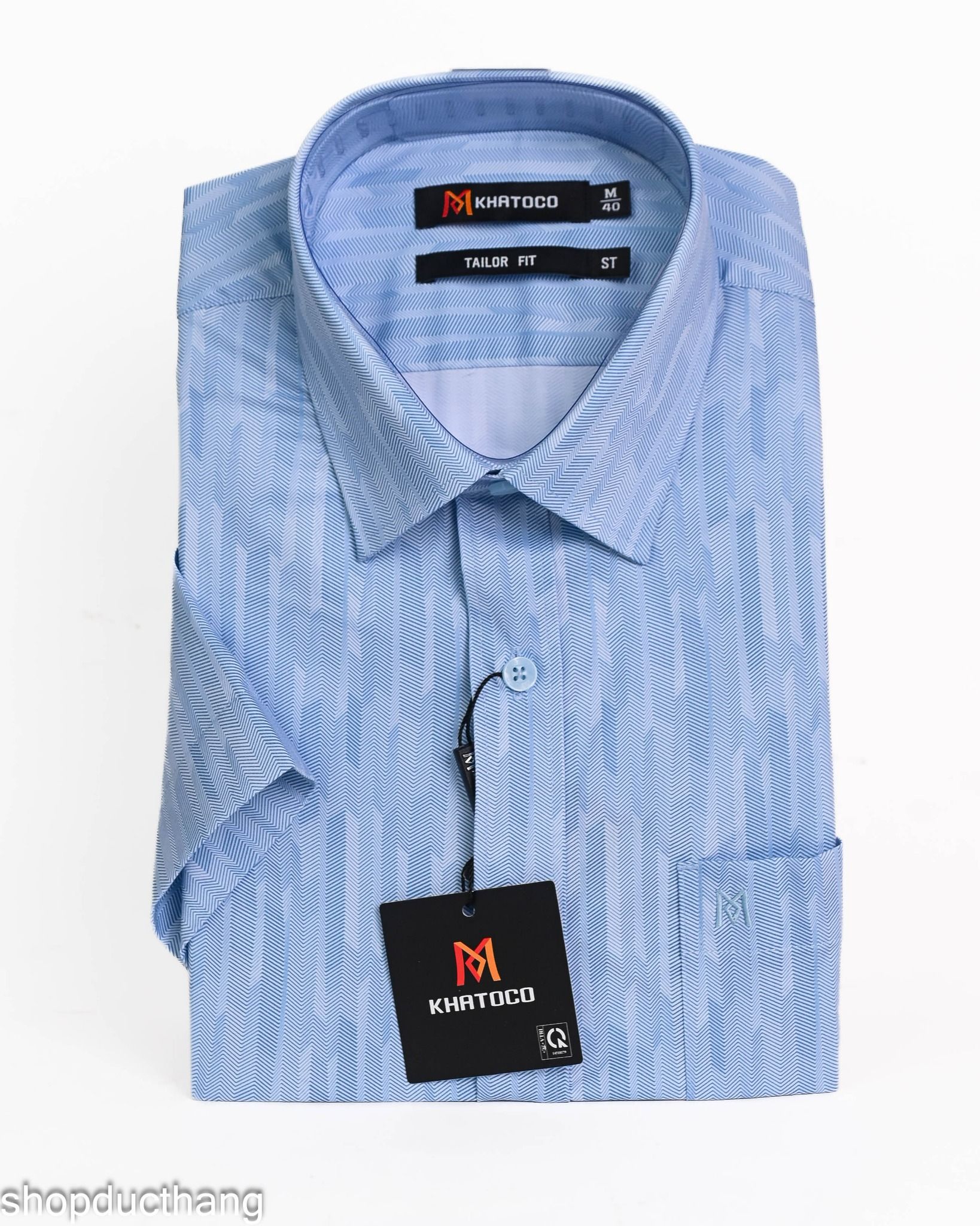  Áo sơ mi tay ngắn Khatoco 
