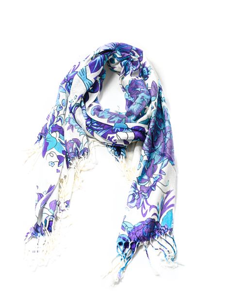  Khăn choàng len bông 