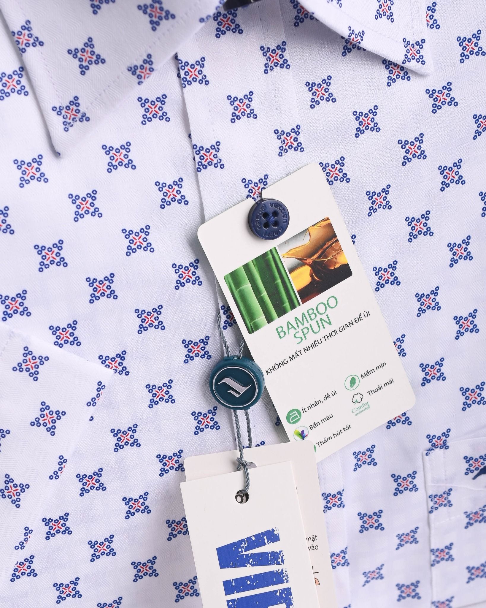  Áo sơ mi Việt Tiến tay ngắn 