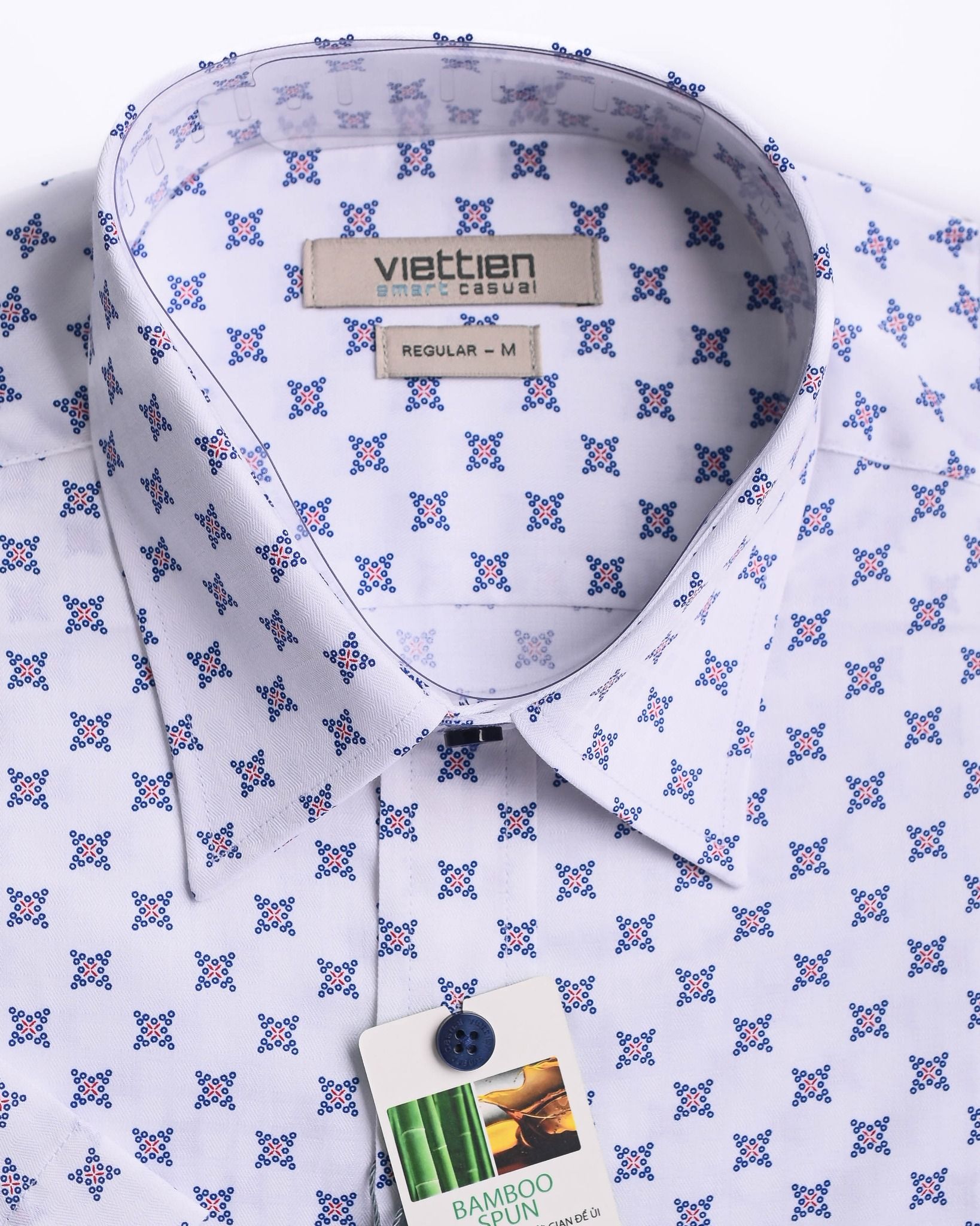  Áo sơ mi Việt Tiến tay ngắn 