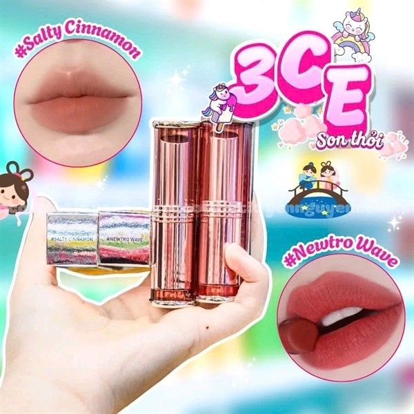  Son thỏi 3CE blur matte lipstick #newtro wave 