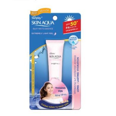  Tinh Chất Chống Nắng Dưỡng Trắng Sunplay Skin Aqua Silky White Essence SPF50 25g 