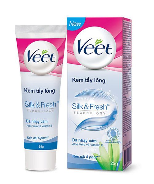  Kem tẩy lông Veet dành cho da nhạy cảm 25g 