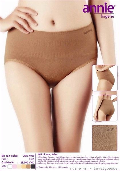  Quần Lót Nữ Gen Nịt Bụng Annie Lingerie QE4039 