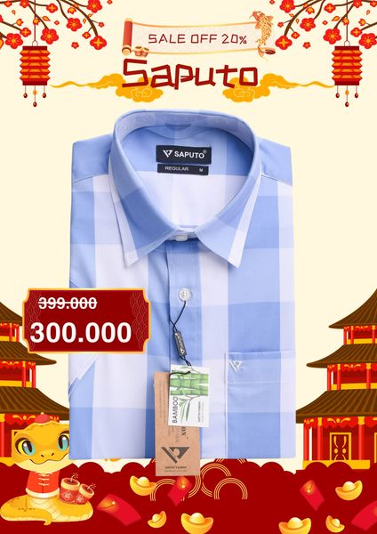 Áo sơ mi nam Saputo 