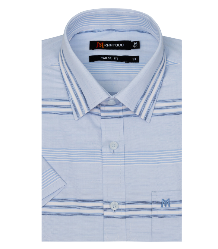  Áo sơ mi tay ngắn Khatoco 