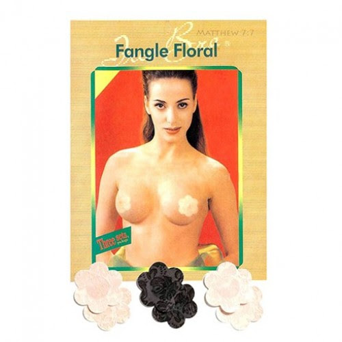 Cubrepezones Fangle FloralPasties: ¡Comodidad y Discreción! - Cubrepezones Set x 10 uni
