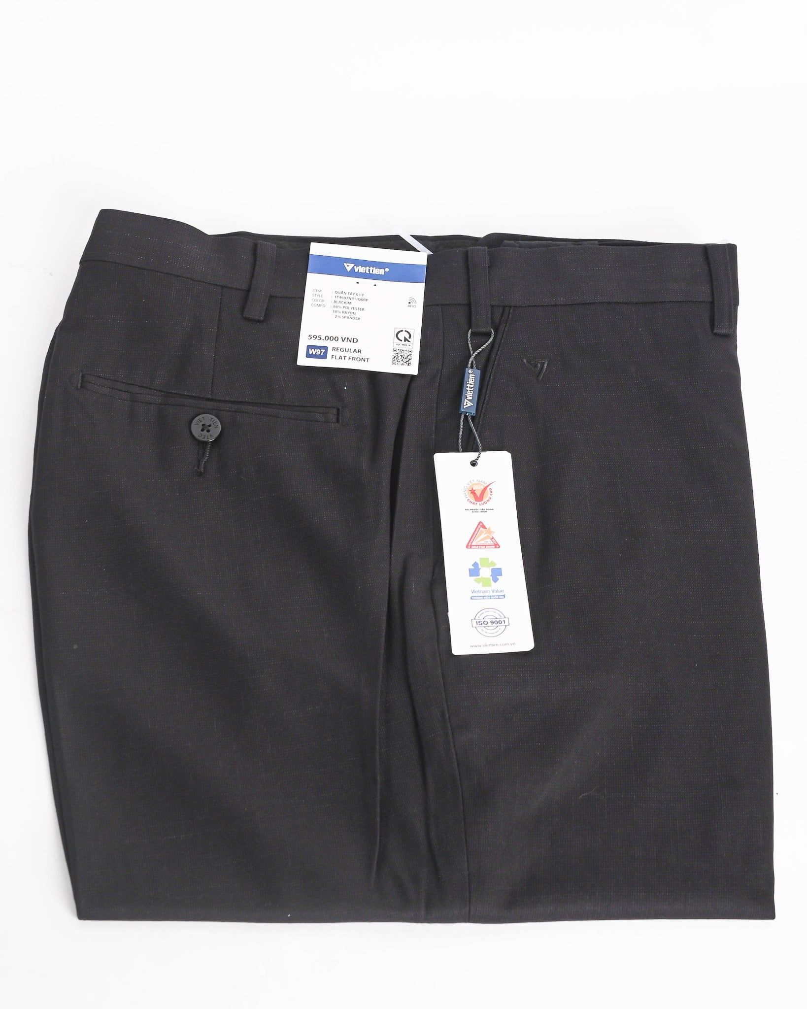  Quần Tây Nam Việt Tiến – Màu Đen 