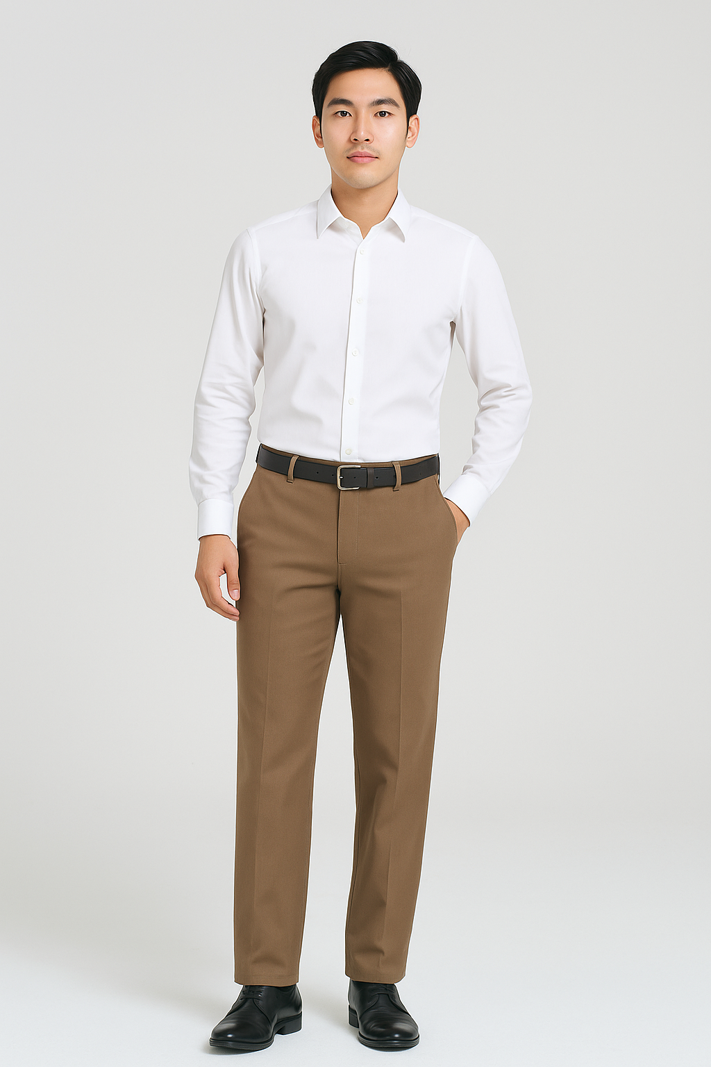  Quần Tây Nam Việt Tiến - Màu Nâu Sáng 