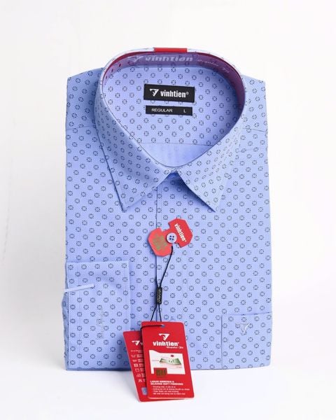  Áo sơ mi Vĩnh Tiến tay dài 