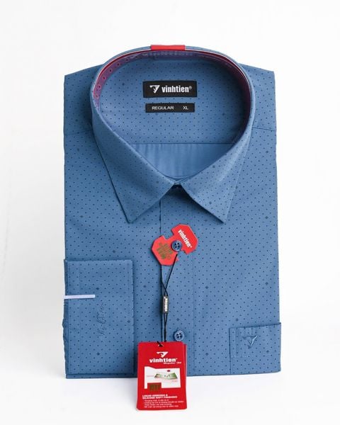  Áo sơ mi Vĩnh Tiến tay dài 