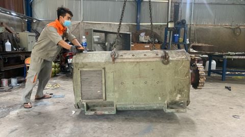  BẢO TRÌ, SỬA CHỮA ĐỘNG CƠ ĐIỆN DC SIÊU KHỦNG NẶNG 4500KG - NGOCTRAMMOTOR.COM 