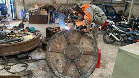  SỬA CHỮA, QUẤN LẠI MÂM TỪ HÍT SẮT PHẾ LIỆU 