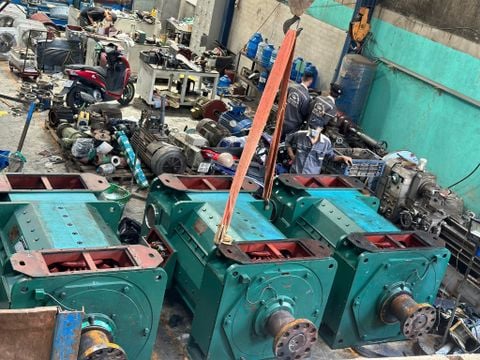  BẢO DƯỠNG 3 MOTOR DC 800KW NẶNG 7200KG DÂY CHUYỀN CÁN THÉP 
