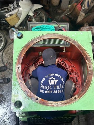  BẢO DƯỠNG MOTOR DC 550KW CỦA NHÀ MÁY THÉP VINAKYOEI 