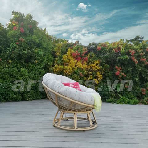 Ghế Papasan Thư Giãn Hình Mặt Trăng Độc Đáo RABD-141