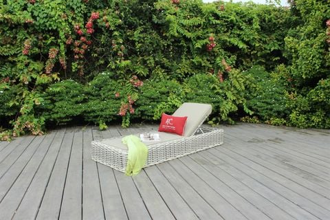 Giường Hồ Bơi Đơn Ngoài Trời Mây Nhựa RABD-107