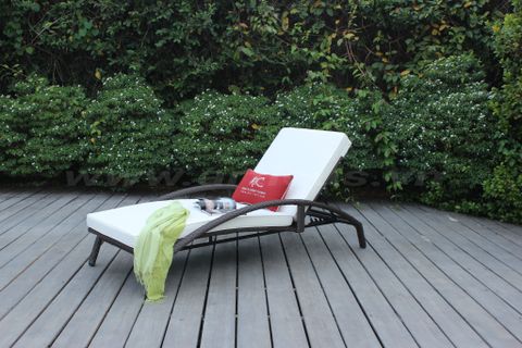 Giường Tắm Nắng Mây Nhựa Đơn Giản KERI (RABD-054-F2236S)