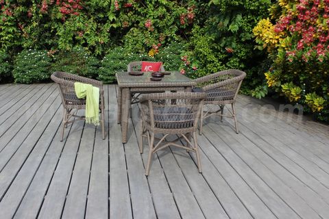 Bộ Bàn Ghế Ăn Ngoài Trời Nhỏ Gọn RADS-176-253