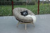 Ghế Mặt Trăng Papasan Dây Dù Chân Gỗ Độc Đáo RABD-153