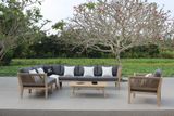 Bộ Sofa Ngoài Trời Dây Dù Khung Gỗ Tràm RASF-160