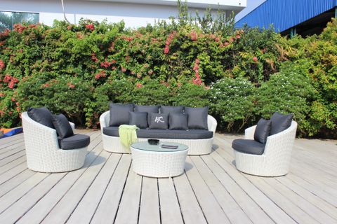 Bộ Sofa Ngoài Trời Mây Nhựa RASF-014