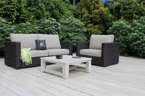 Bộ Sofa Mây Nhựa Lắp Ráp Ngoài Trời Lovesac