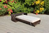 Bộ Sofa Mây Nhựa Kết Hợp Giường Nằm Ngoài Trời RASF-117-BROWN