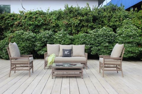 Bộ Sofa Mây Nhựa Sân Vườn Cao Cấp RASF-187