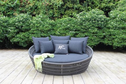 Giường Tắm Nắng Tròn Mây Nhựa Hiện Đại RABD-032