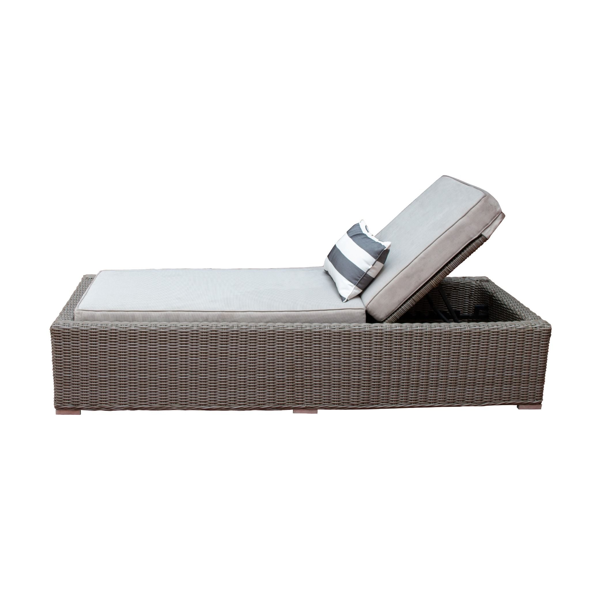 Giường Hồ Bơi Đơn Ngoài Trời Có Tựa Lưng Điều Chỉnh LAMBA RABD-107