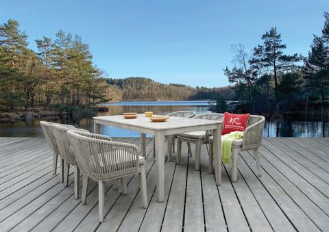 Bộ Bàn Ăn Ngoài Trời Dây Dù 6 Chỗ RADS-129