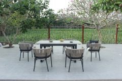 Bộ Bàn Ăn Ngoài Trời 4 Ghế CARA (RADS-238-5789)
