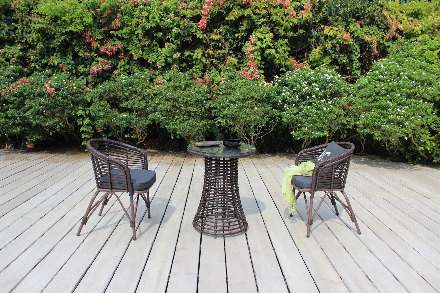 Bộ Bàn Ghế Cafe Ngoài Trời Nhỏ Gọn RADS-247-HM43D