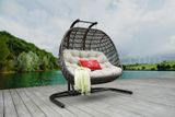 Ghế Xích Đu Đôi Dây Giả Tre Ngoài Trời RAHM-026