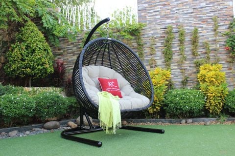 Ghế Xích Đu Giả Tre Độc Đáo Ngoài Trời RAHM-030