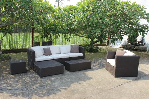 Bộ Sofa Dây Dẹp Dành Cho Sân Vườn RASF-008A