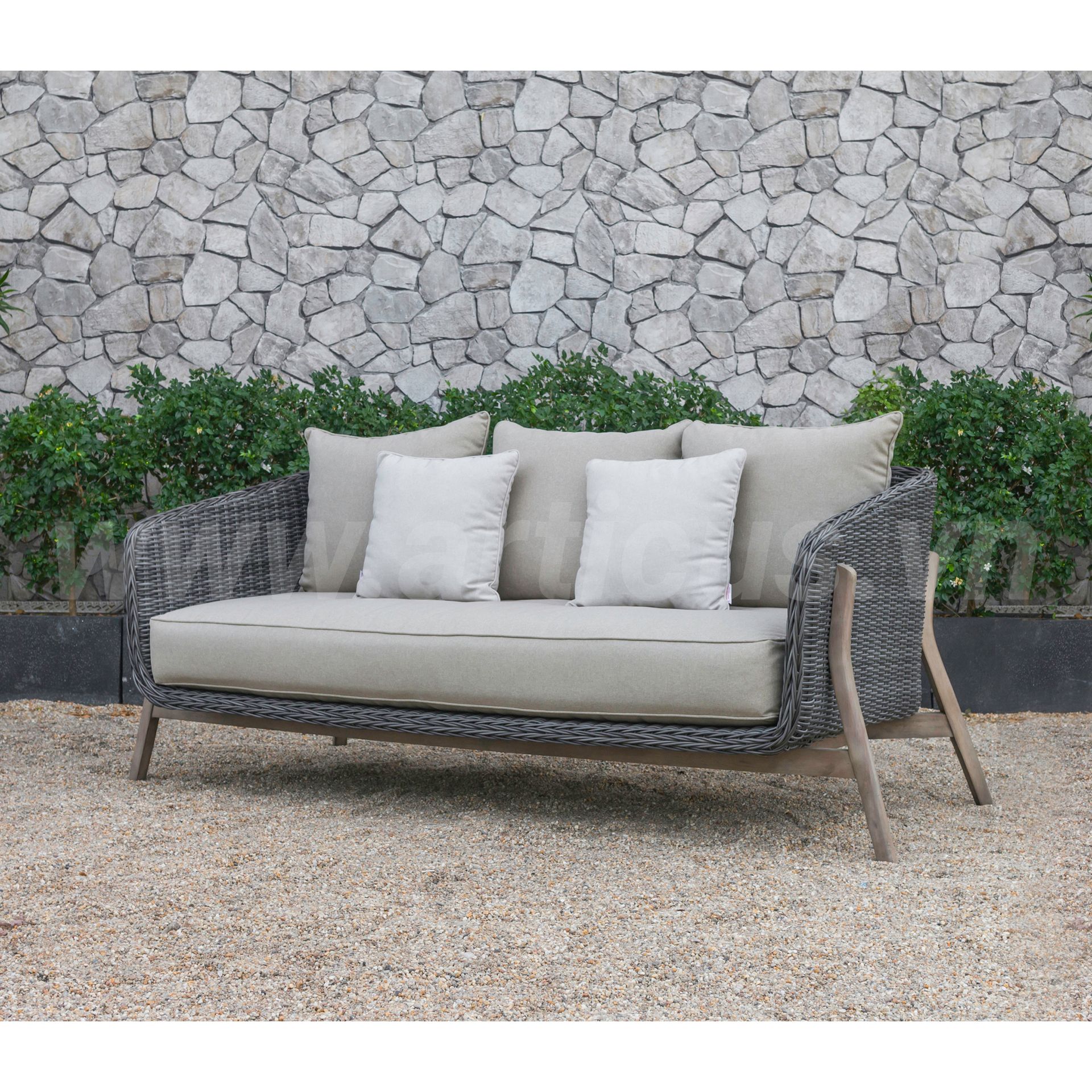 Bộ Sofa Ngoài Trời Chân Gỗ Tràm RASF-148 – Articus