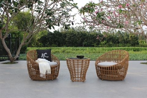 Bộ Sofa Mini Giả Tre Ngoài Trời YORK (RASF-175)